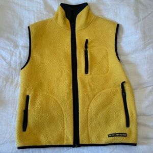 Vintage American Eagle Yellow Vest Size Small